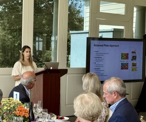 Guest speaker Sarah Charton. MBA RD