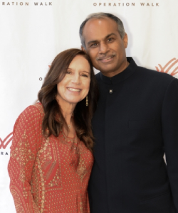 Shelly and Dr. John Kumar on the Red Carpet