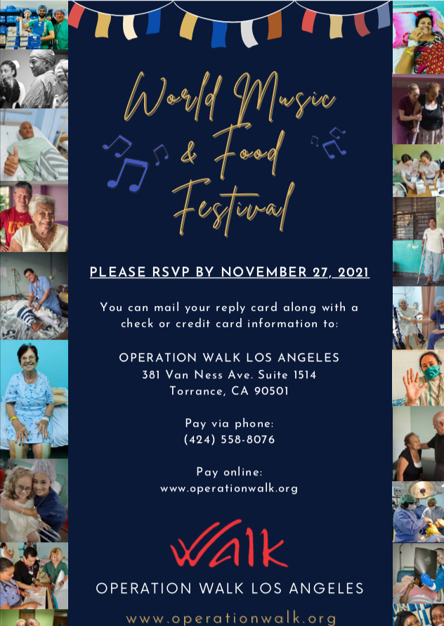 world music food festival Operation Walk