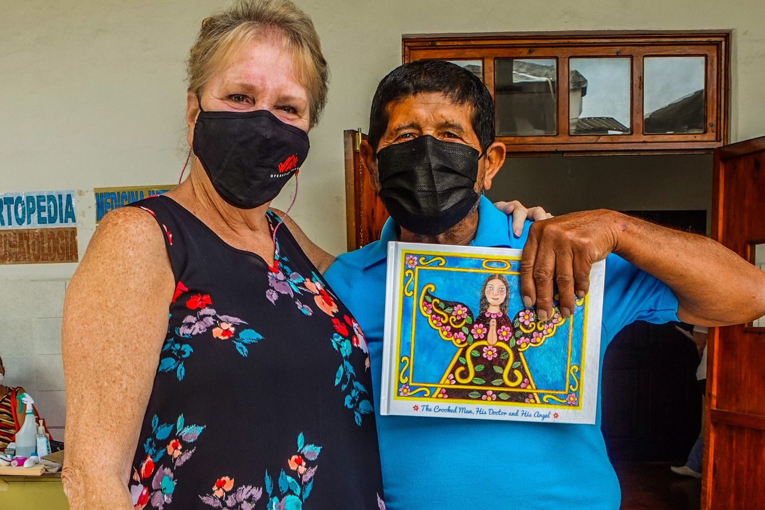 Jeri with former patient Rogelio