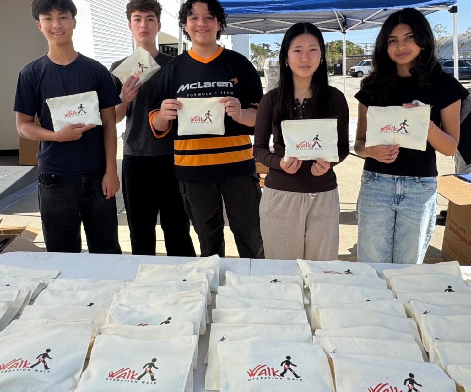 WNS alumni; Ethan Chang, Dylan Daniels, Alex Melendez, Madison Yamaguchi and Haley Ahir