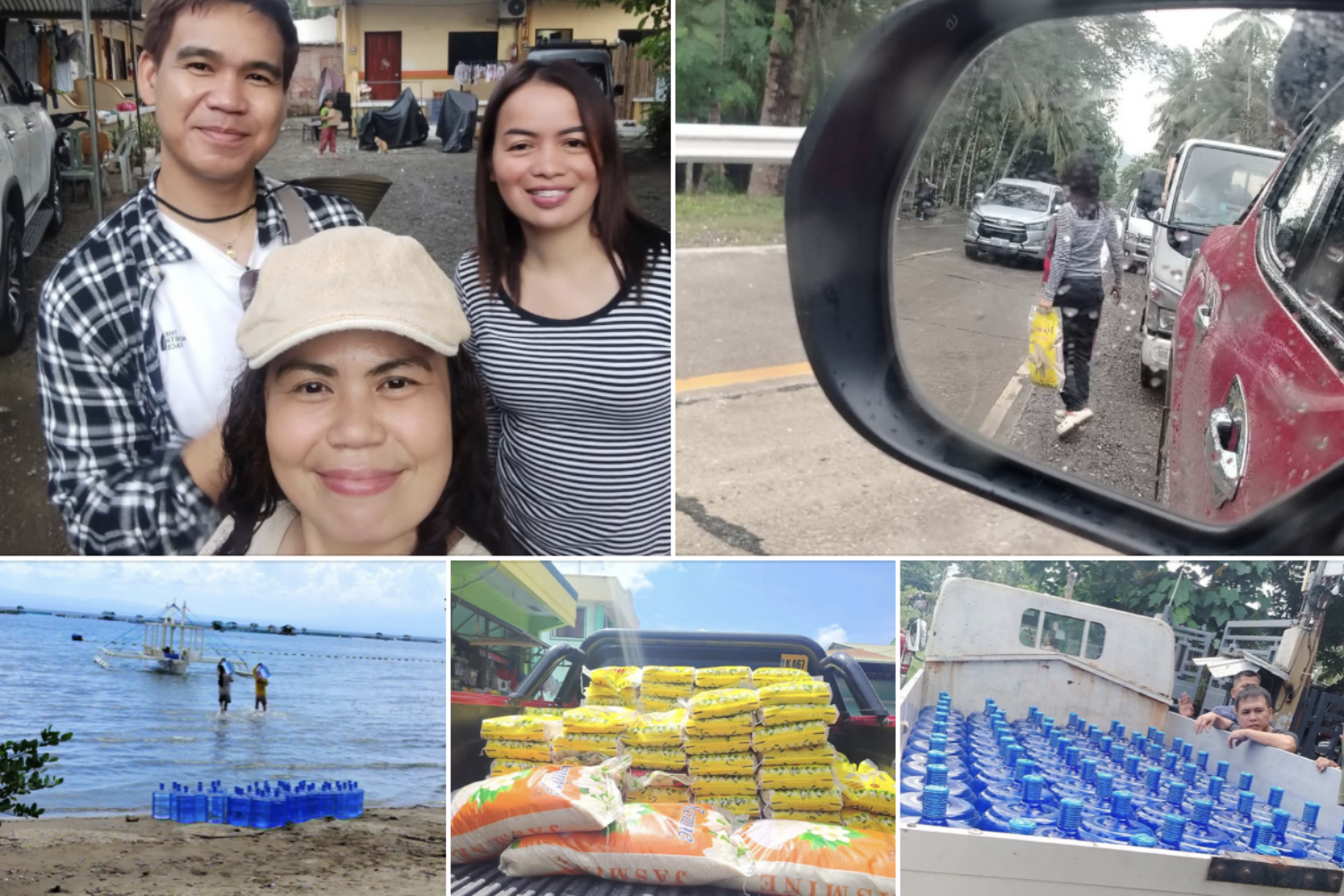 Mylene Fulgencio and volunteers helping the community of Glan_ Sarangani