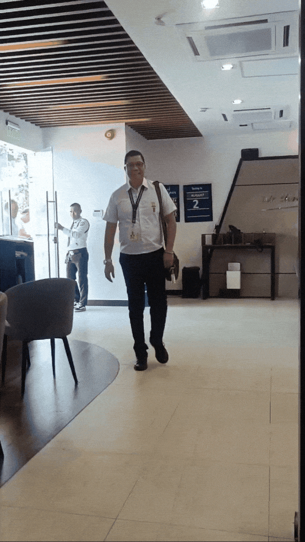 Edwin returing to work a month after surgery